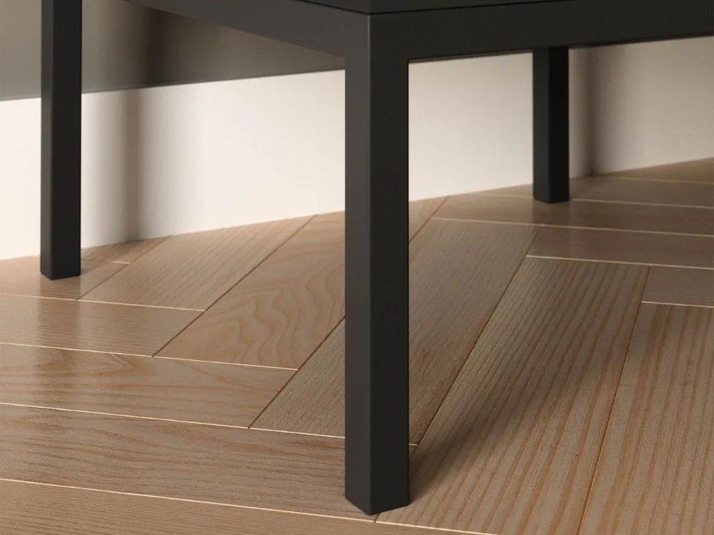 AKCE Éjjeliszekrény MEORATI 40x40cm, fekete/dub artisan II. osztály