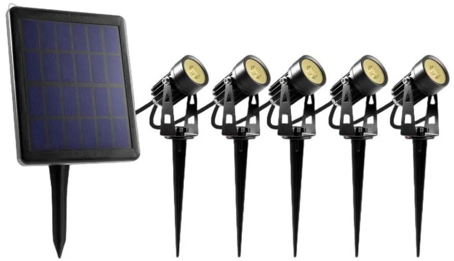 Retlux Retlux - KÉSZLET 5x LED Kültéri lámpa napelemmel LED/4000 mAh IP44 FT1076