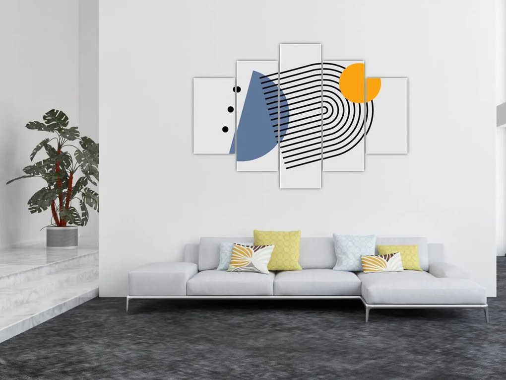 Kép - Minimalista absztrakció N⁰2 (150x105 cm)