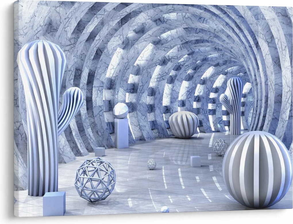 Kép - 3D absztrakció (70x50 cm)
