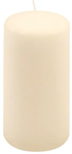 Gyertyakészlet oszlopszerű 15 cm Ø 7,5 cm 2 db krémszínű