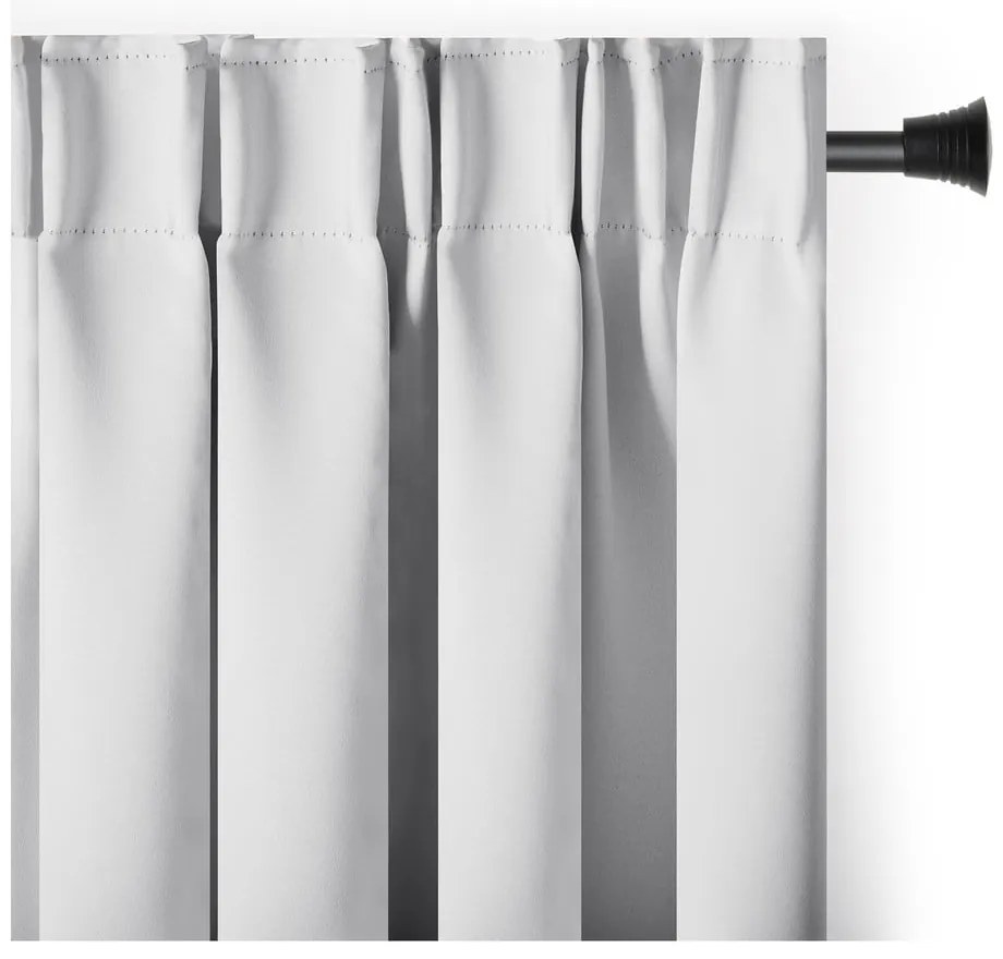 Fehér dimout (részleges sötétítő) függöny 140x270 cm Kierra – Restilo