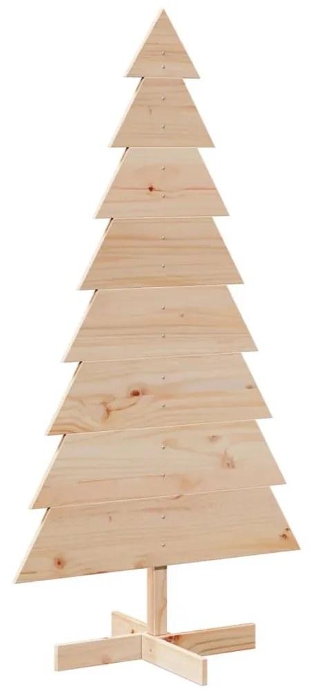 vidaXL tömör fenyő karácsonyfa dekorációnak 150 cm