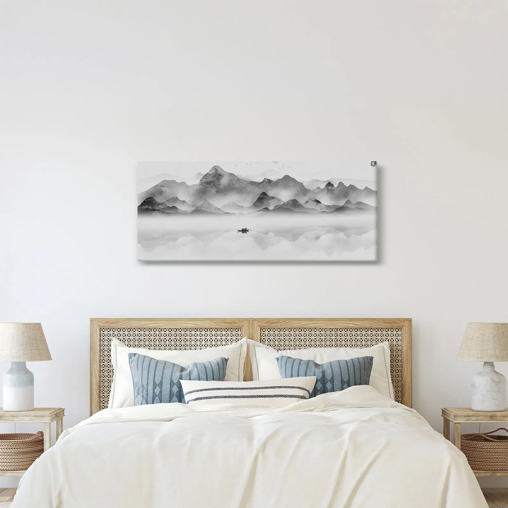 Kép - Japán tó (120x50 cm)