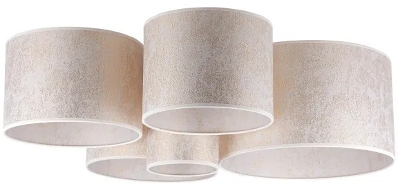 Duolla - Mennyezeti lámpa ROLLER PENTO 5xE27/60W/230V arany