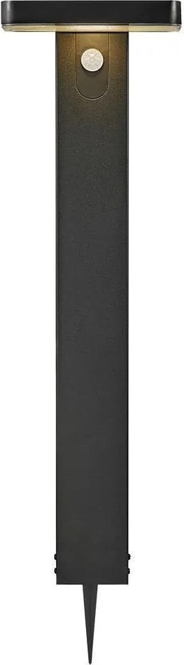 NORDLUX 2118178003 RICA Mozgásérzékelős Állólámpa Fekete LED IP44