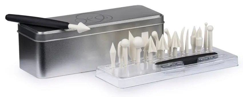 Cukrászati díszítő eszköz szett, tartozékok száma 18 db-os – Blomsterbergs