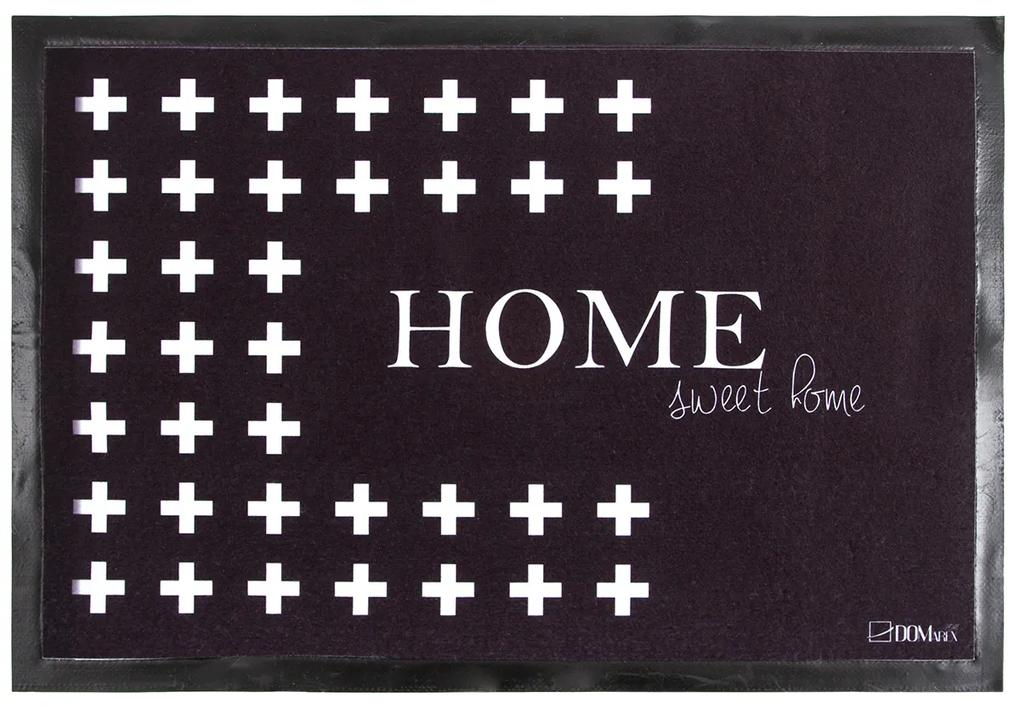 Domarex NoirFloor Home Sweet Home lábtörlő, 40 x 60 cm