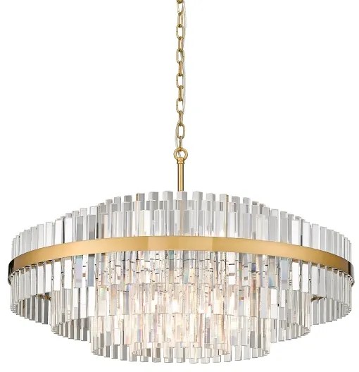 Zuma Line P0567-16A-2GAC - Csillár láncon CONSTANTINOPLE 16xG9/28W/230V arany