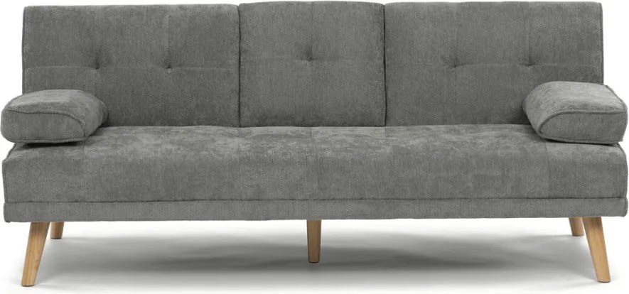 Háromszemélyes kihúzható kanapé, szürke, szövet, ASB-C3034 GREY2