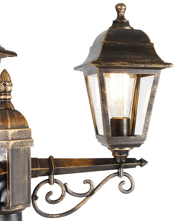 Okos antik arany lámpás 3 izzós IP44 Wifi ST64-gyel - Capital