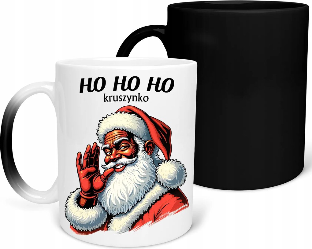 Mágikus Karácsonyi Bögre Ho Ho Ho Ajándék 330ml Csomagolás