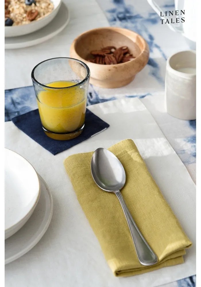 Fehér len tányéralátét, 35 x 45 cm - Linen Tales