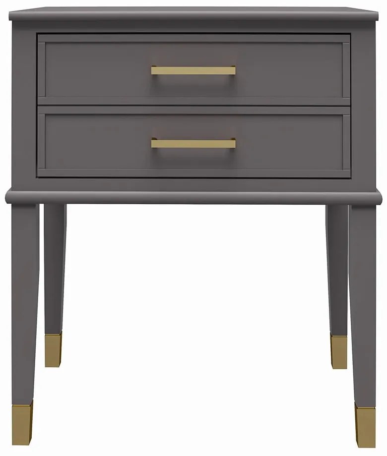 Sötétszürke éjjeliszekrény Westerleigh – CosmoLiving by Cosmopolitan