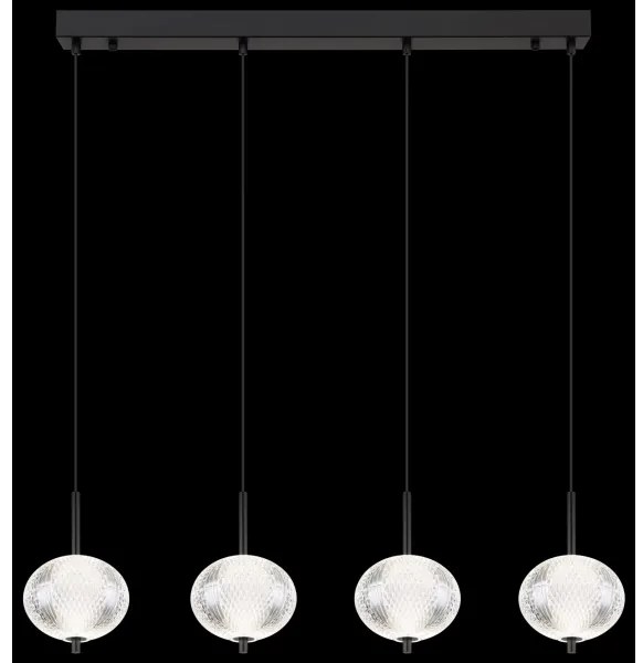 Globo 16042-4H - LED Csillár zsinóron AIDA 4xLED/5,75W/230V 3000K/4500K/6500K