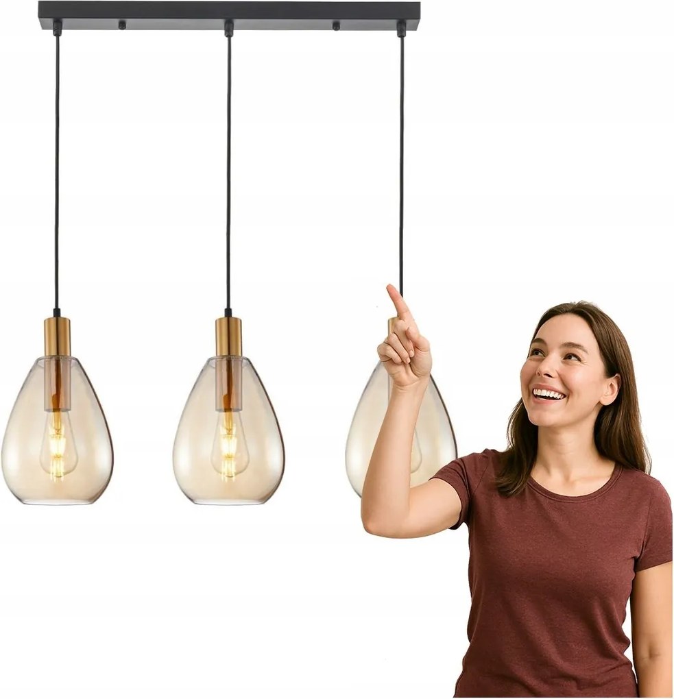 Zulo függőlámpa PND-27812-3-BRO-AMB Italux