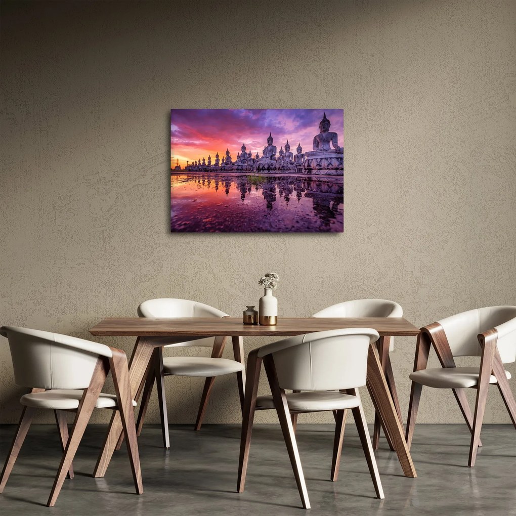 Kép - Buddhák naplementekor (70x50 cm)