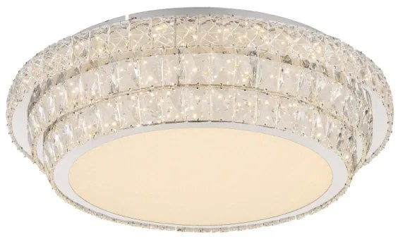 Globo 68157-58- LED dimmelhető mennyezeti lámpa KLARA 58W/230V 2700-6000K átm.60cm fehér+távirányító