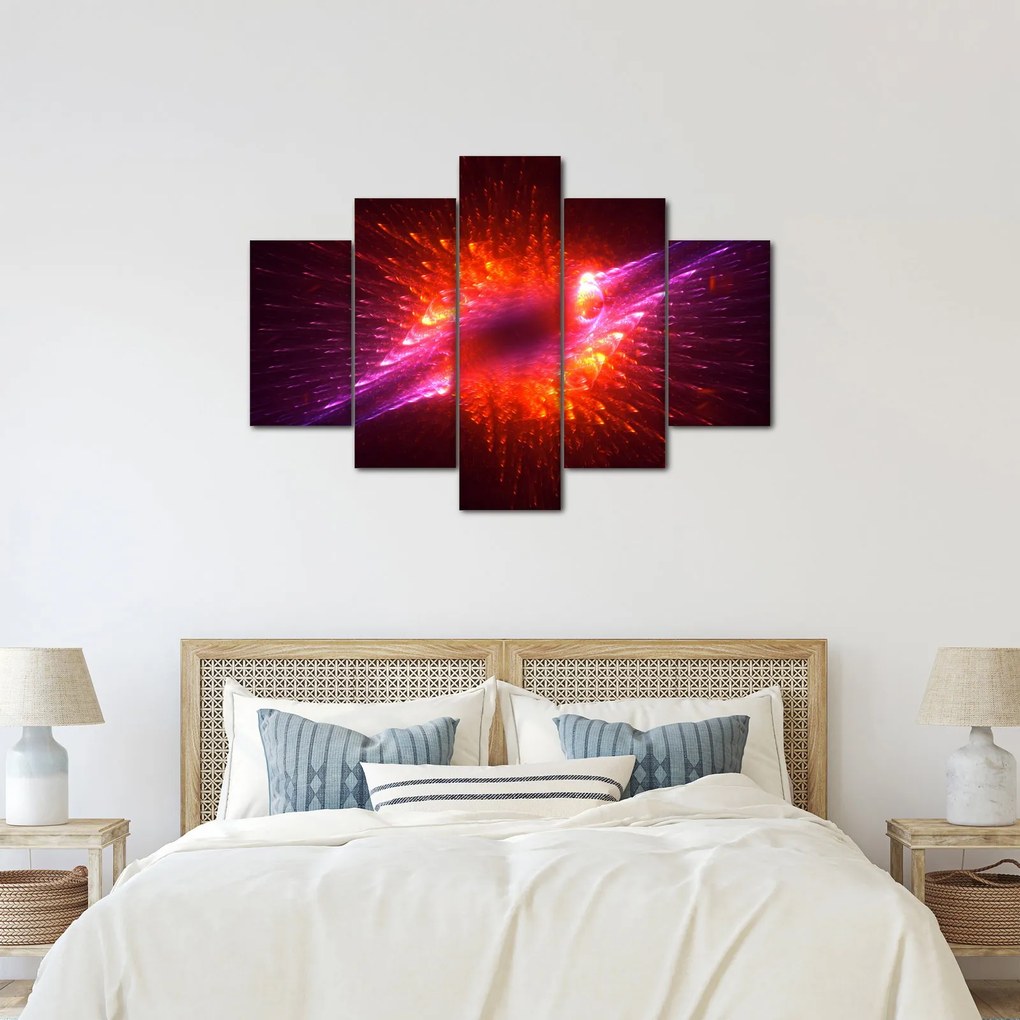 Modern tüskés absztrakció képe (150x105 cm)