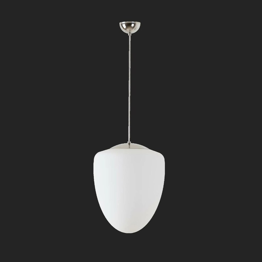 Osmont 60440 Astra S függesztett üveglámpa rozsdamentes polírozott fehér IP40 30