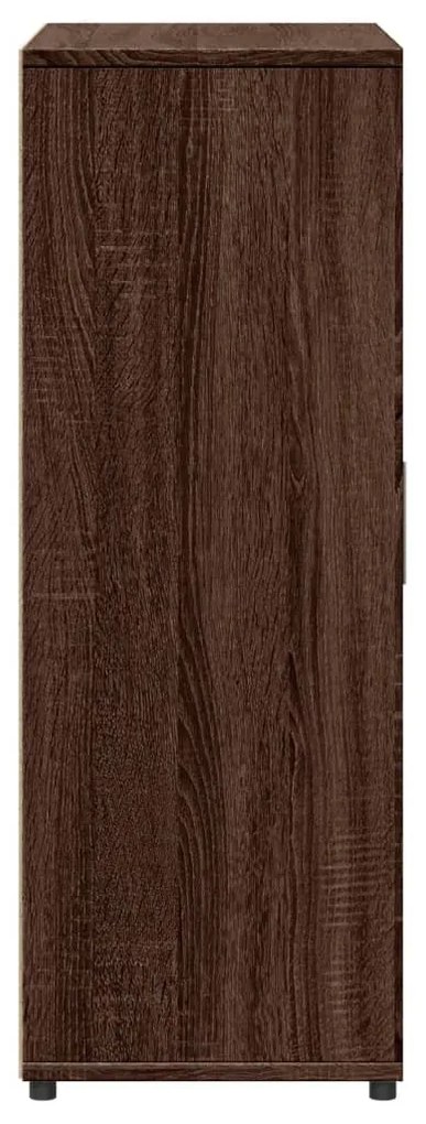 barna tölgy színű szerelt fa tálalószekrény 60 x 31 x 84 cm