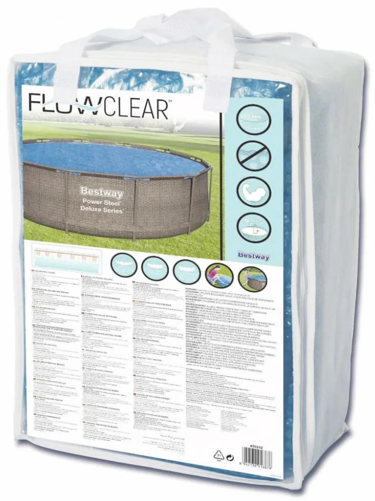 Bestway Flowclear szolár medencetakaró 356 cm