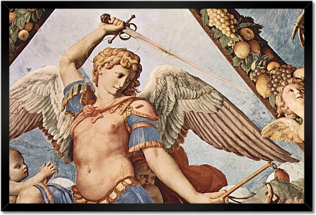 Poszterek keretben 60x40 Mihály arkangyal