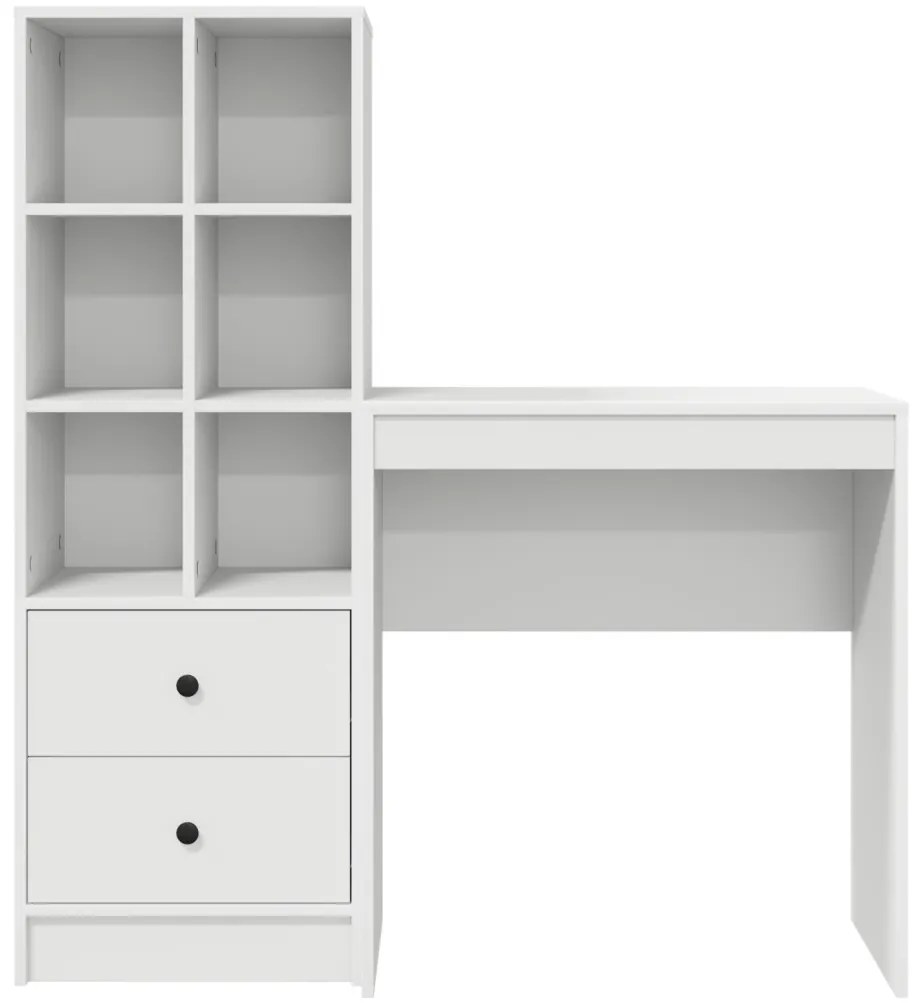 Tárolóval rendelkező íróasztal 2 pcs Fehér 70 x 40 x 76 cm