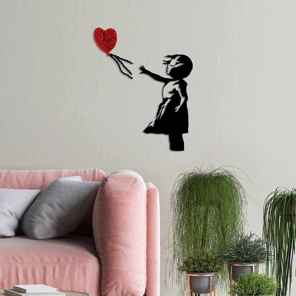 Fém fali dekoráció, Banksy - 13-1