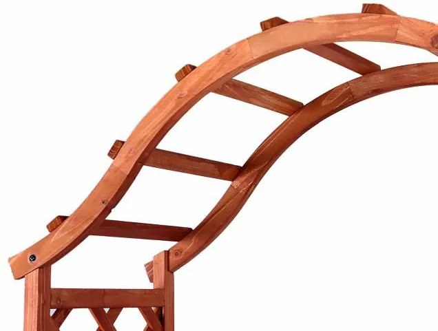 GARTHEN Kerti boltív fából 206 x 100 cm