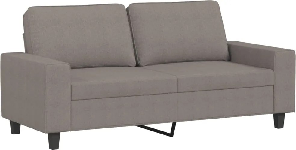 vidaXL kétszemélyes tópszínű szövet kanapé 140 cm