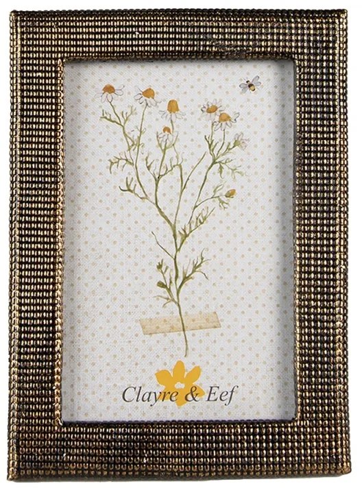 Antikolt arany színű vintage képkeret 10x15 cm