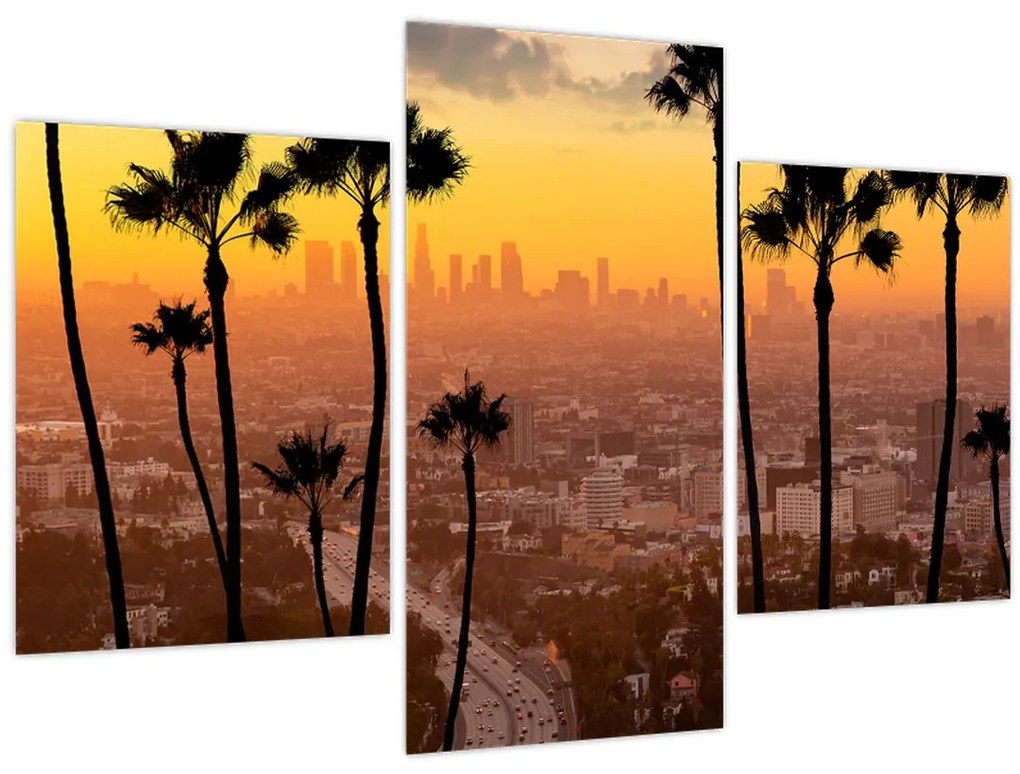 Kép - Los Angeles panorámája (90x60 cm)