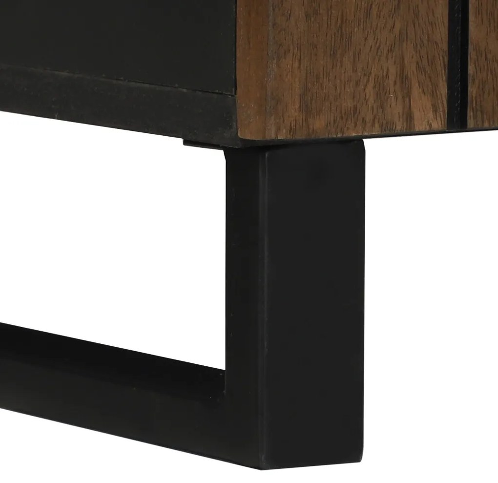 vidaXL Fürdőszobai mosdószekrény polcokkal Dió 62 x 33 x 58 cm Faanyag