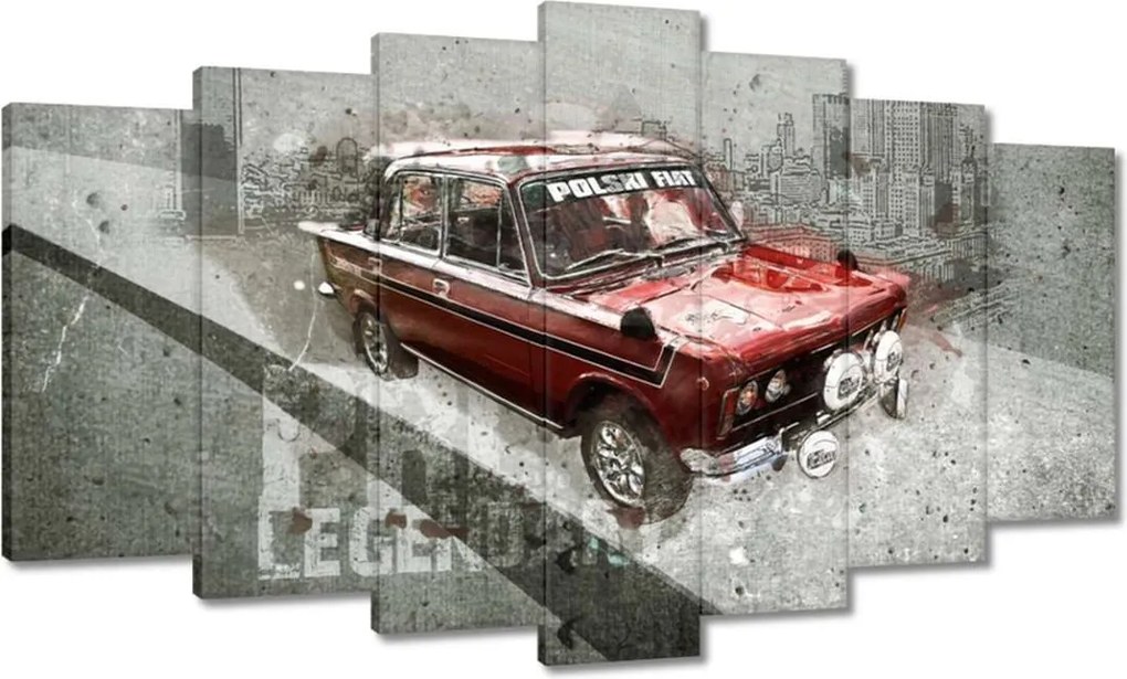 Képek 140x80 Piros Nagy Fiat 125p