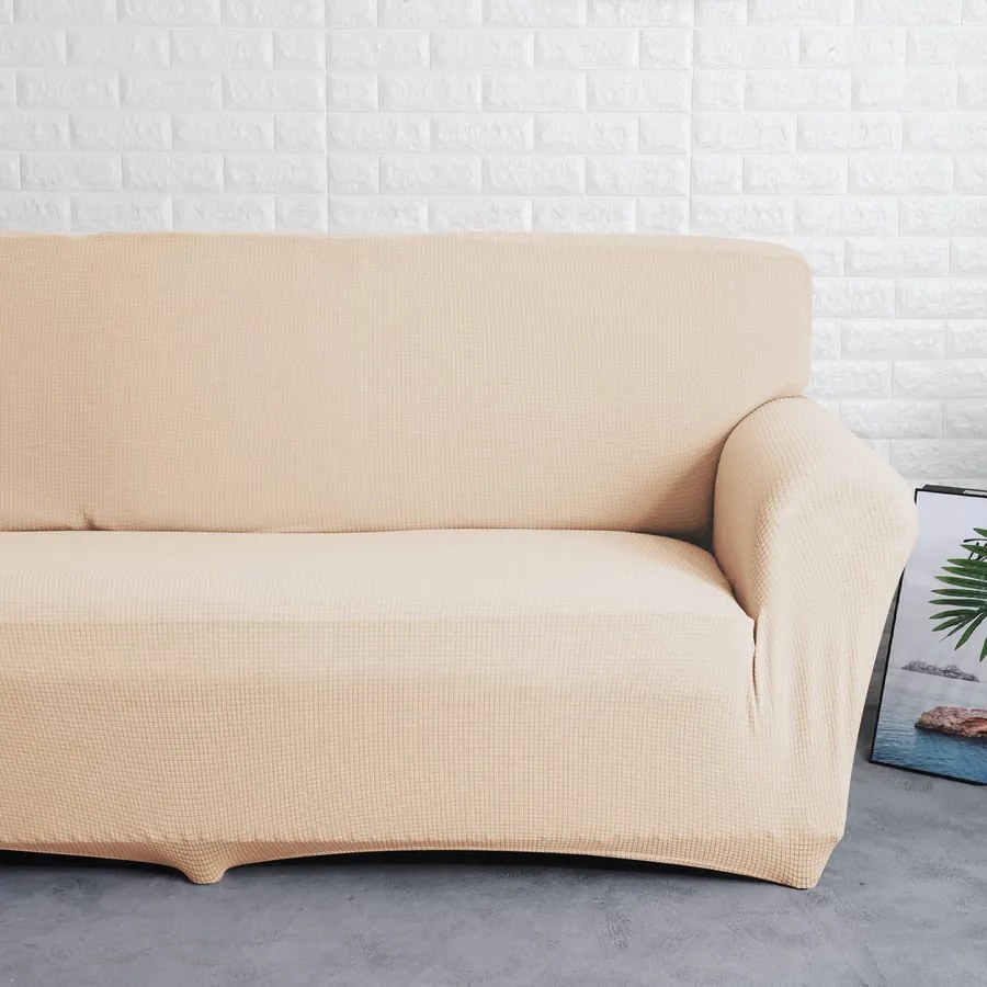 KanapéHuzat (enyhén vízlep., 3 személyes, bézs)