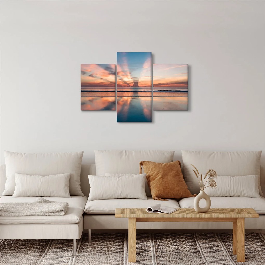 Nap sugarak képe Dayton Beach felett (90x60 cm)