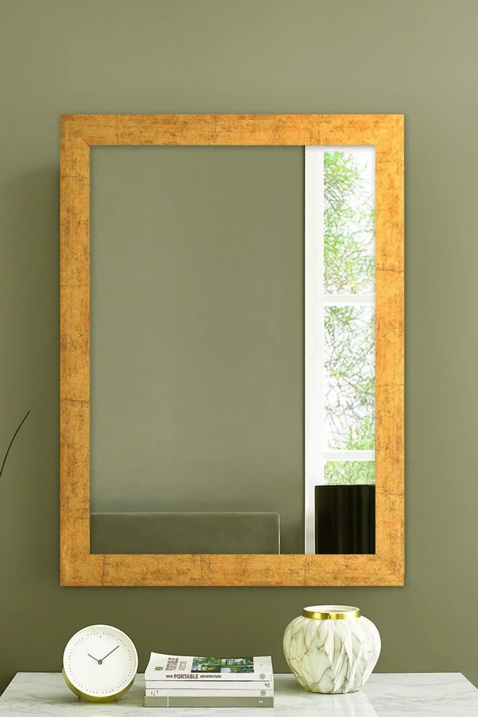 Framed tükör, arany, 40×55 cm
