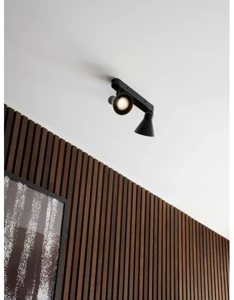 Nordlux - EIK spotlámpa 2xGU10/35W/230V fekete