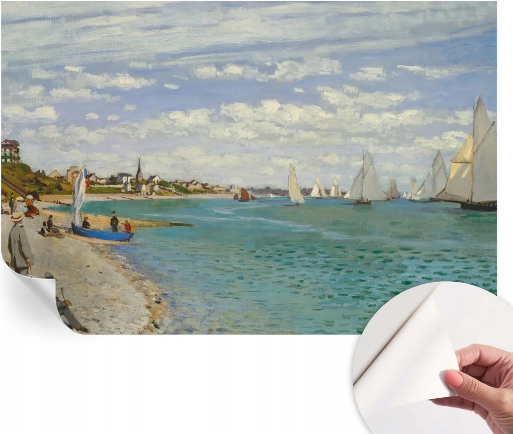 Modern öntapadós fali fotótapéta Tengerparti tájkép 104x70 cm