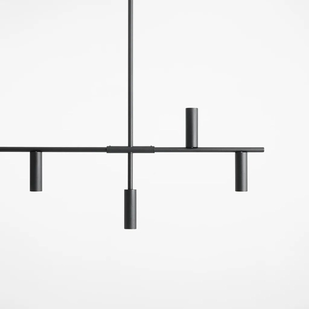 ALDEX 1104T1 TREVEO Többágú Függesztett Lámpa Fekete GU10 mini IP20