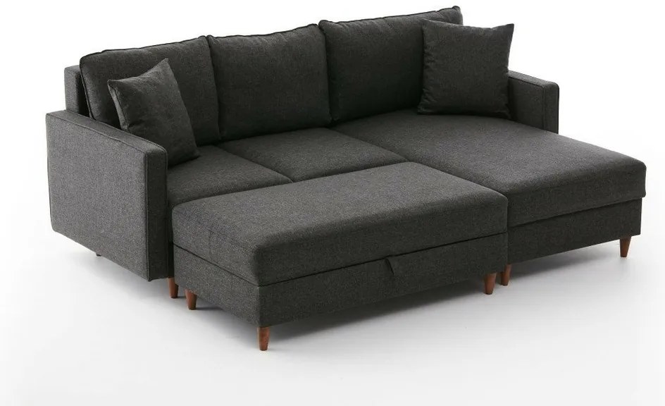 Eva Right Anthracite kinyitható kanapé