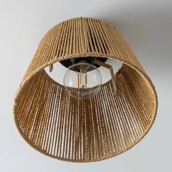 Brilagi - LED felületre szerelhető csillár CERIA BOHO 1xE27/40W/230V átm. 28 cm barna