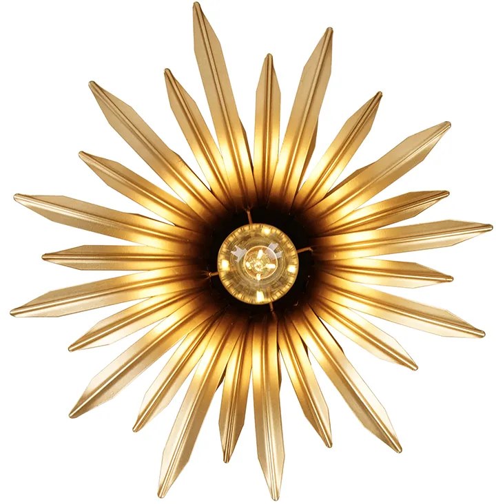 Art Deco mennyezeti lámpa arany - Wesley