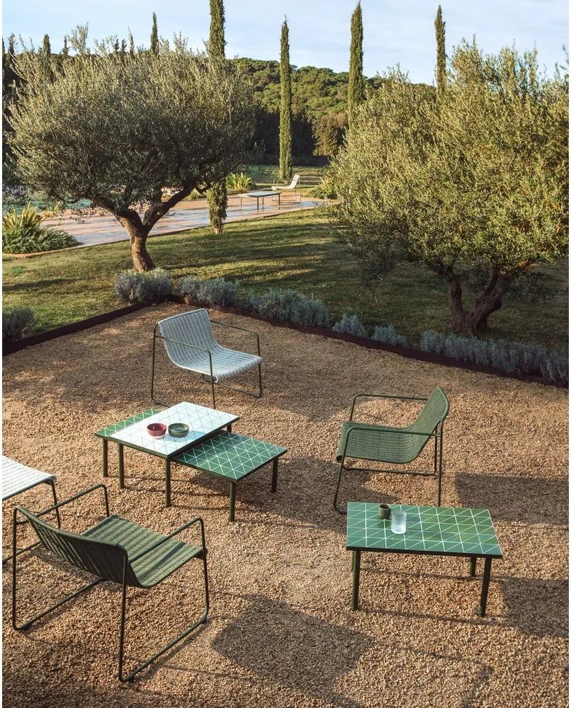 Kerti kisasztal kerámia asztallappal 51x81 cm Maurina – Kave Home