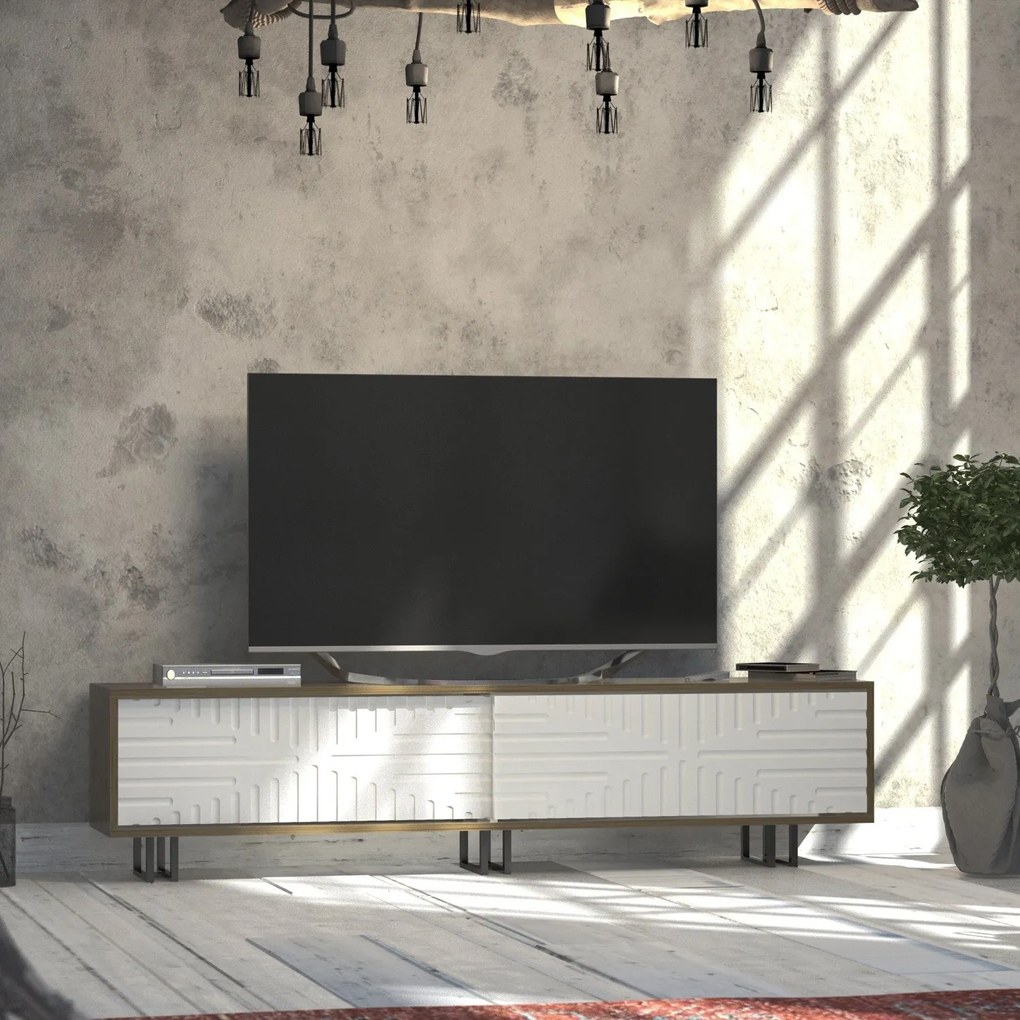 TV szekrény Askal - Ud, White