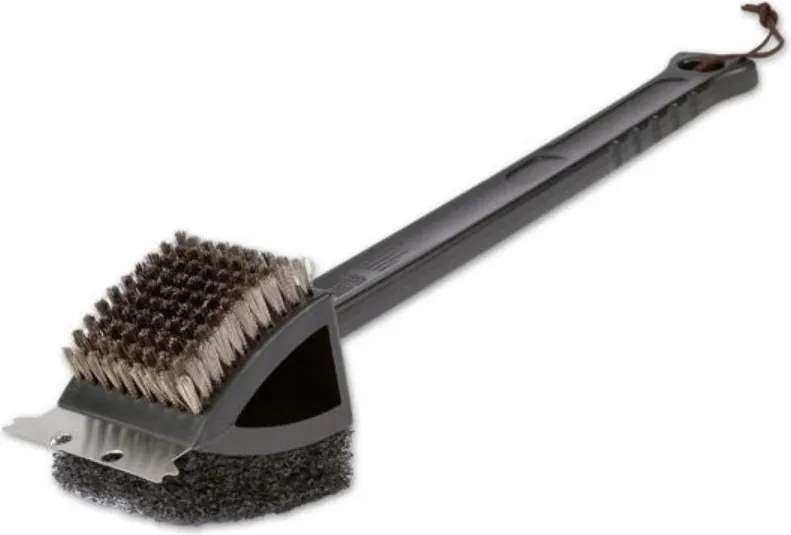 Grillmeister Drótos Grillrács Kefe 3 az 1-ben