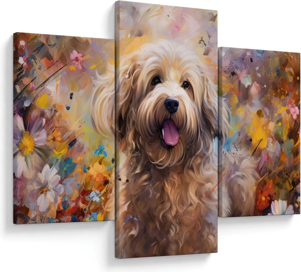 Kép - Happy Dog II. (90x60 cm)
