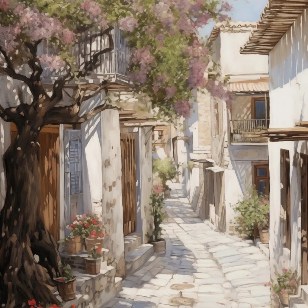 Poszter 50x50cm Az óváros varázsa