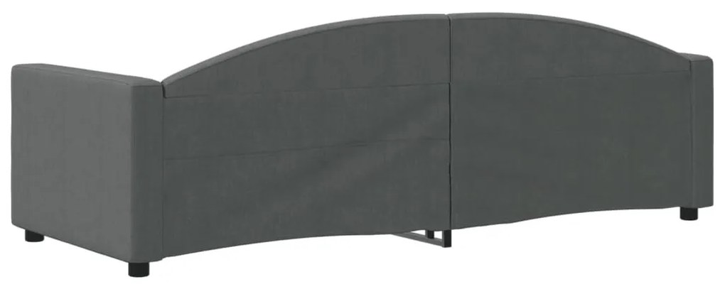 szürke szövet kanapéágy keret 80 x 200 cm